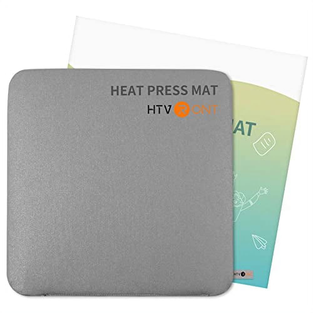 HTVRONT Heat Press Mat for Cricut: Heat Press Pad 11.5x11.5 for Craft  Vinyl Ironing Insulation Transfer, Double Sides Applicable Heat Mat for  Heat